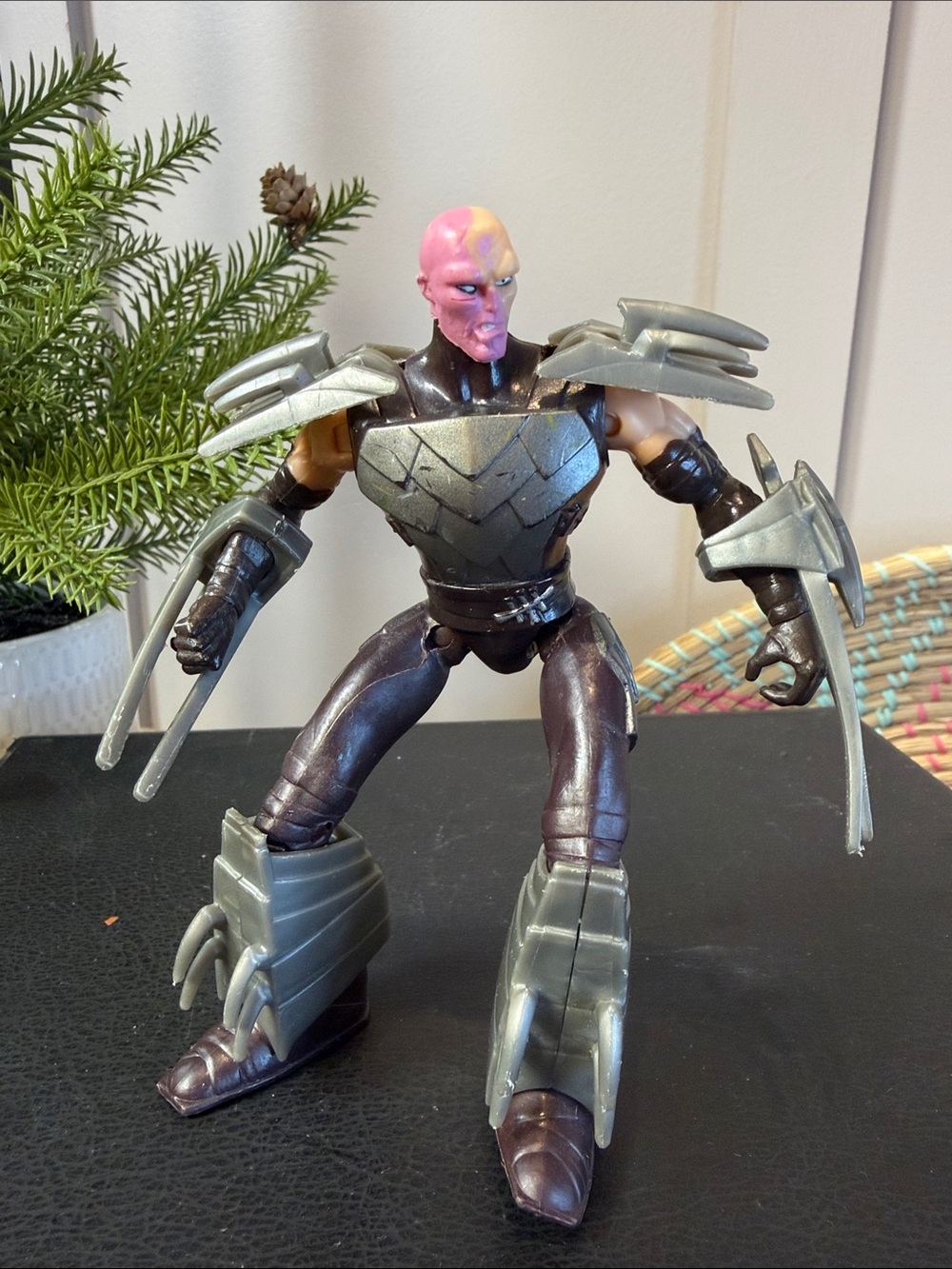 5" TMNT Teenage Mutant Ninja Turtles 2014 Shredder Unmasked Figure Loose